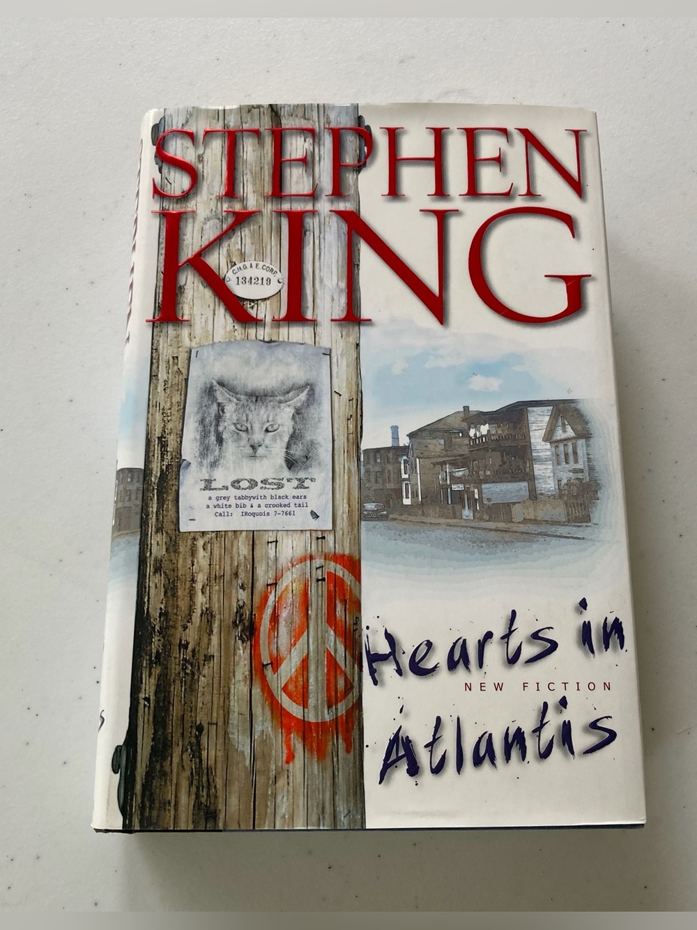 Hearts in Atlantis by Stephen King Hardcover Fiction Dust Jacket Horror Clean